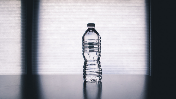 a plastic bottle compared to trendy water bottles 