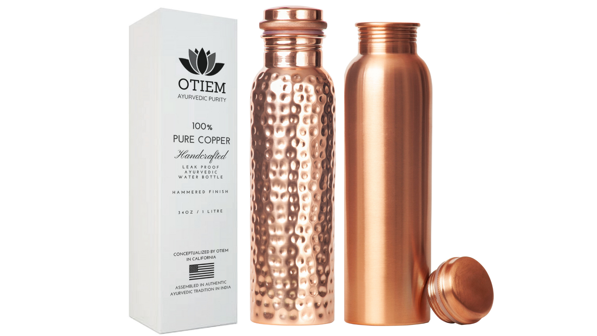 copper water bottle