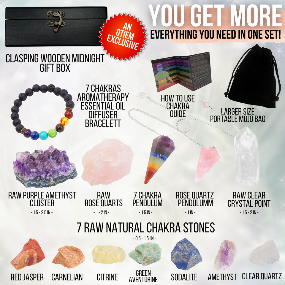 7 Chakra Healing Crystal Box