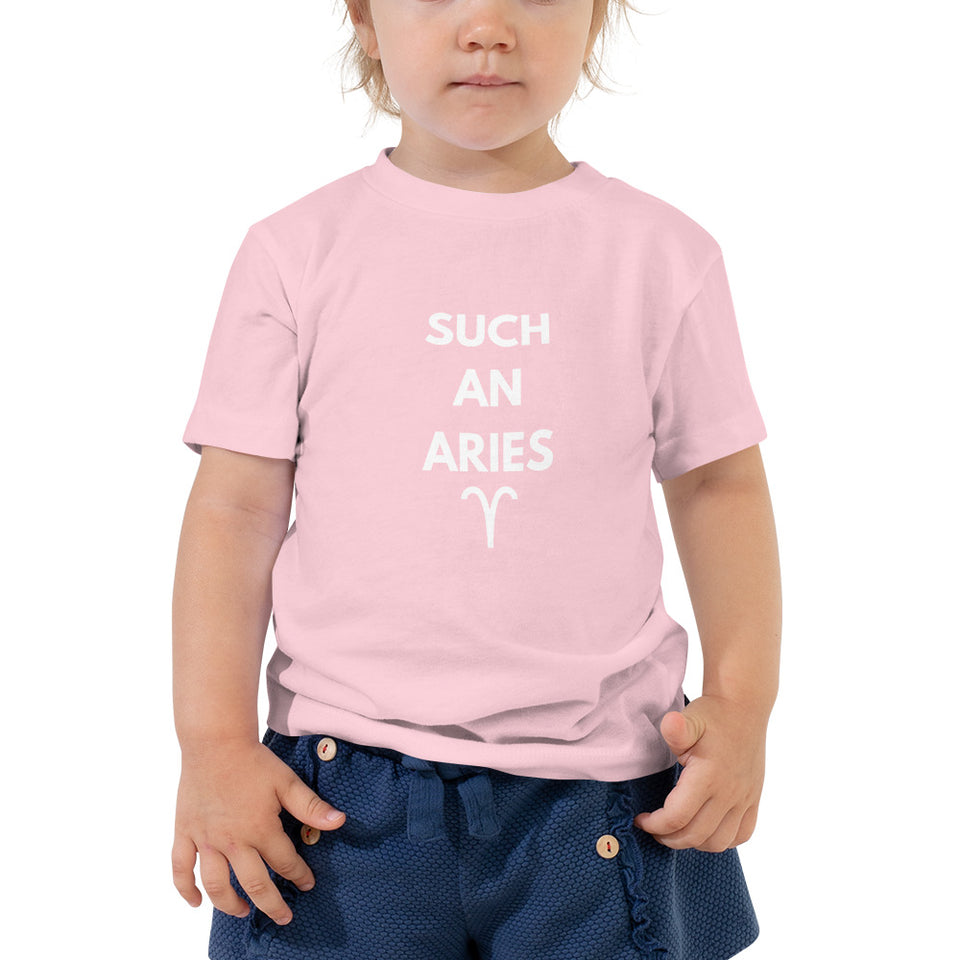 The Stars are Aligned | Aries | Toddler Short Sleeve Tee (March 21 - April 19)